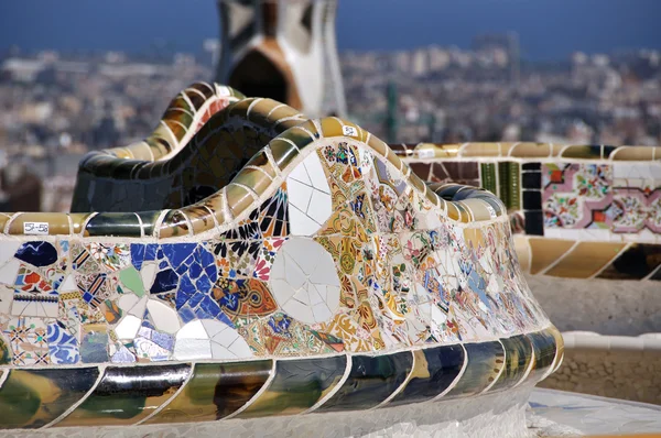 Park guell w Barcelonie — Zdjęcie stockowe