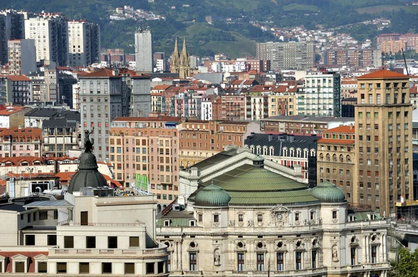 Vista aérea de Bilbao, España — Foto de Stock