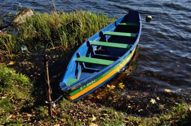 Old wooden Boat clipart