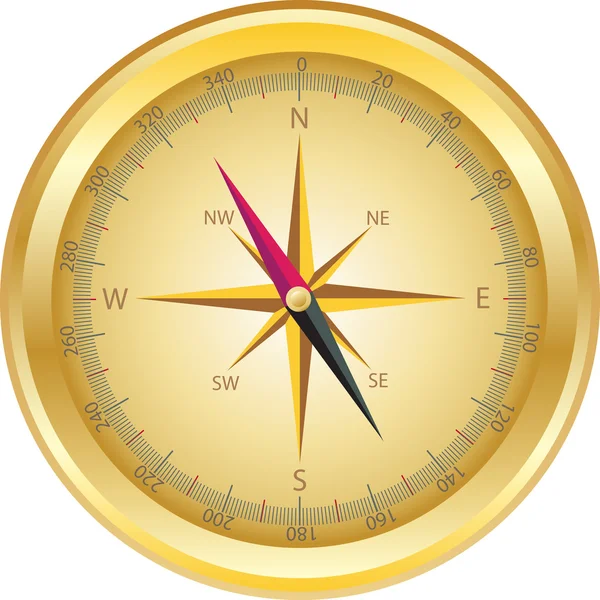 stock vector Vector vintage compass