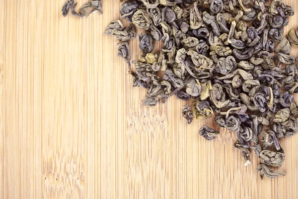 Zielonej herbaty suszonych liści — Zdjęcie stockowe