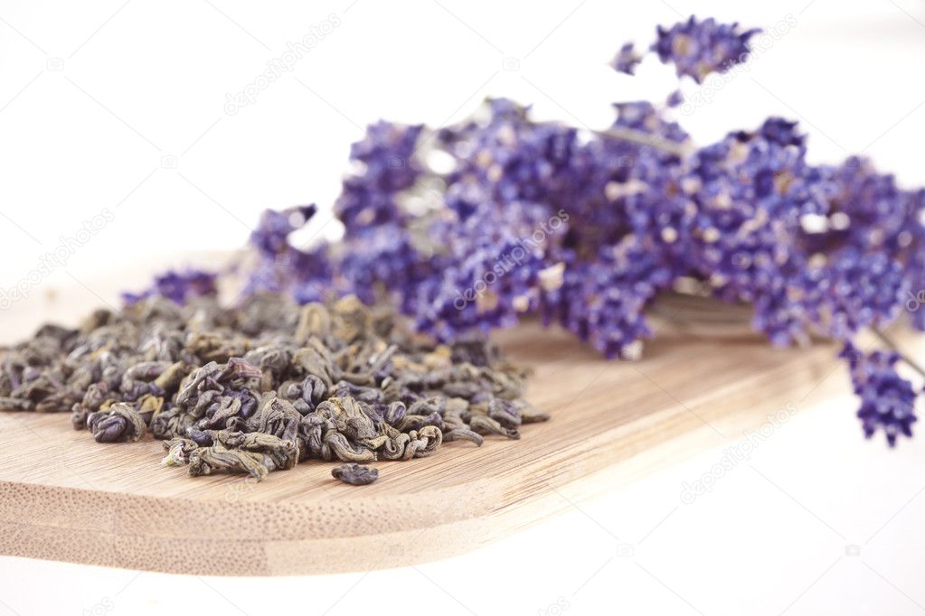 Green tea with lavender