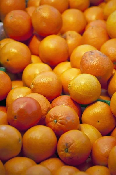 Vers mandarijnen op markt — Stockfoto