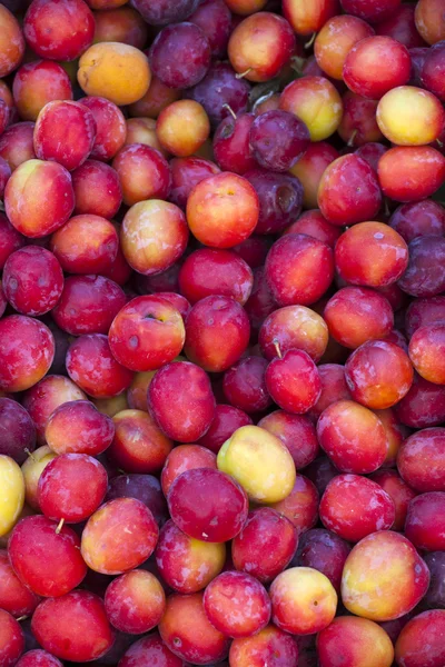 Sweet cherries on market — Stock Photo, Image