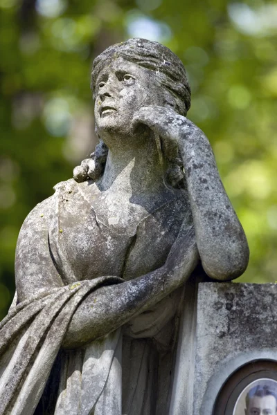 Kyrkogården skulptur — Stockfoto