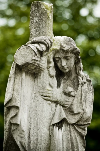 Kyrkogården skulptur — Stockfoto