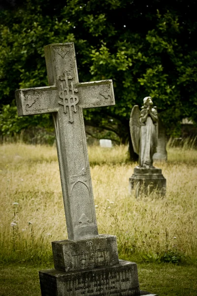 Mezarlığı heykel — Stok fotoğraf