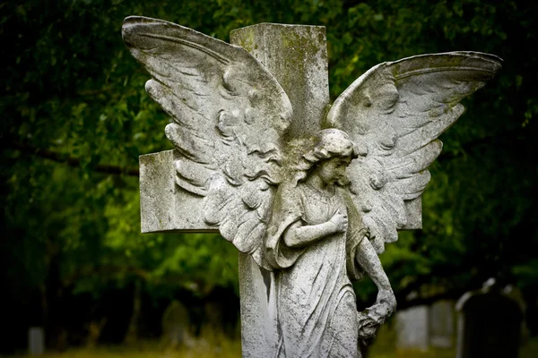 Kyrkogården skulptur — Stockfoto