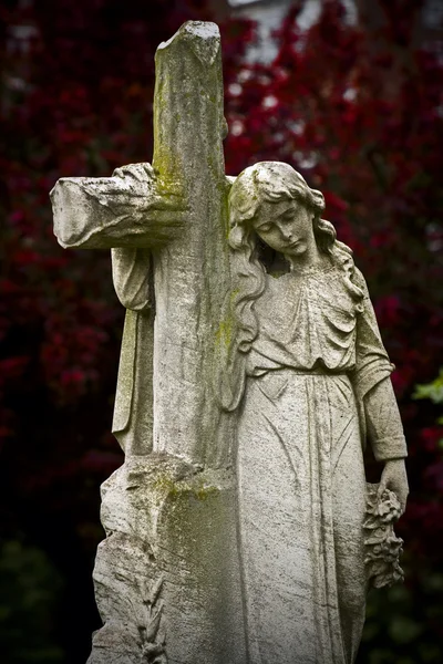 Kyrkogården skulptur — Stockfoto