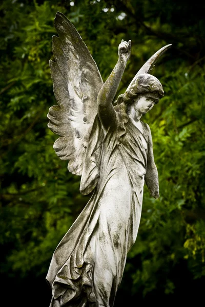 Скульптура кладовище — стокове фото
