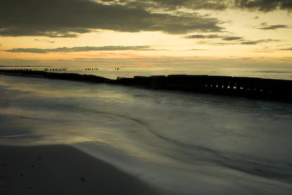 バルト海上の日没 — ストック写真