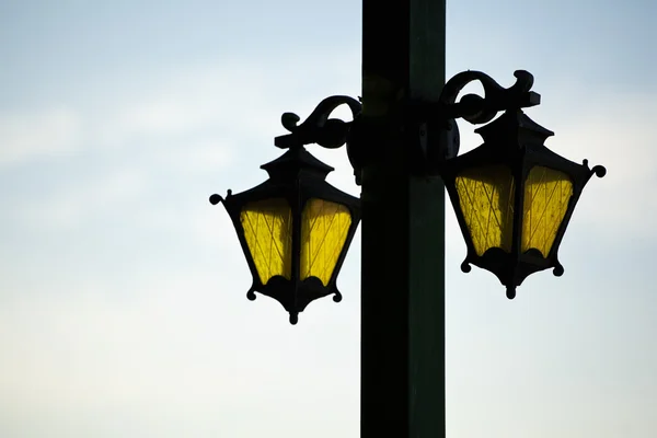 Lamp detail on Rhodes island — Stock Photo, Image