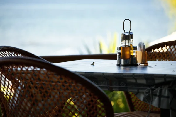 stock image Restaurant on Rhodes island