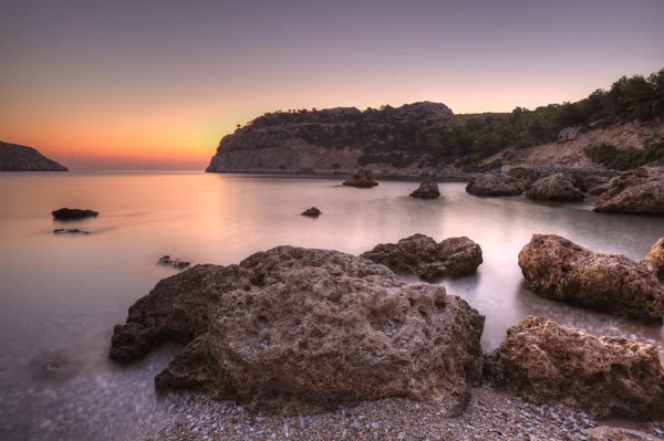 Bahía de Anthony Quinn en la isla de Rodas — Foto de Stock