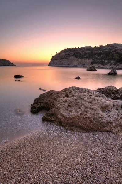 Bahía de Anthony Quinn en la isla de Rodas — Foto de Stock