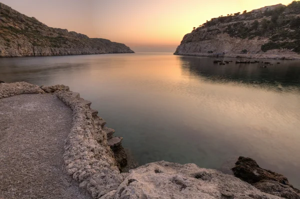 stock image Anthony Quinn's Bay at Rhodes island