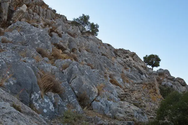 Charaki krajobraz na Rodos — Zdjęcie stockowe