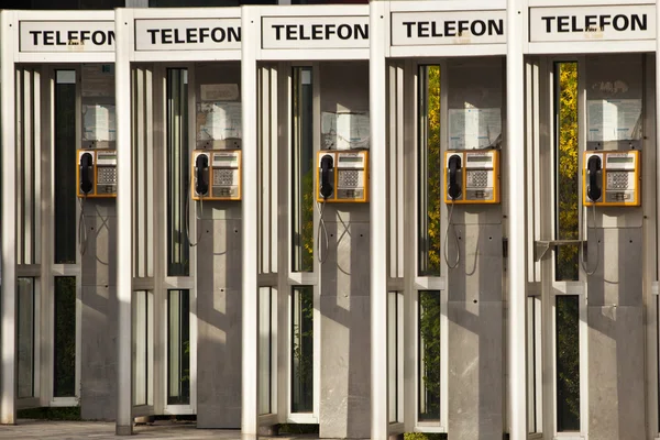 stock image Telephones in Romania