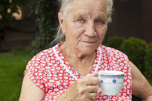 Senior woman portrait — Stock Photo, Image