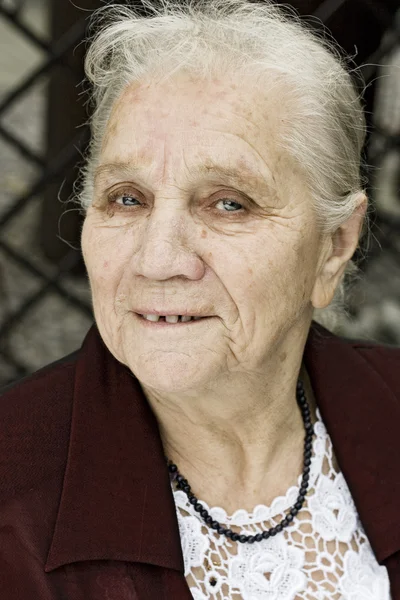年配の女性の肖像画 — ストック写真