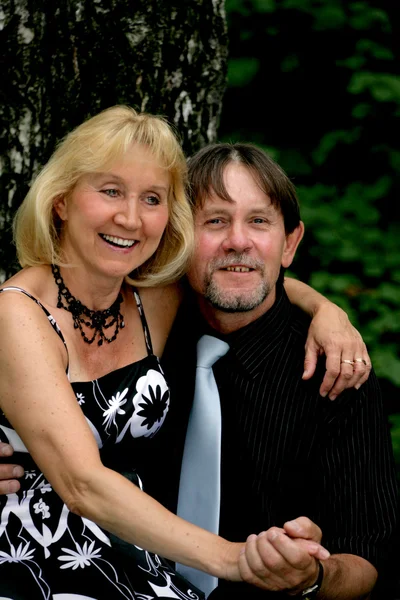 Adult couple nature portrait — Stock Photo, Image