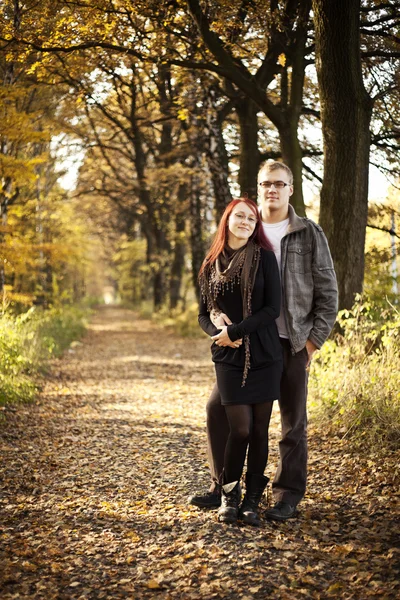 stock image Young adult couple portrait