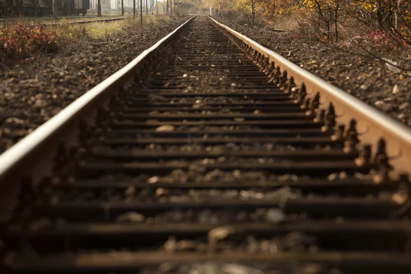 Järnvägen närbild — Stockfoto