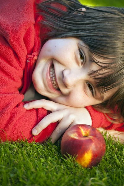 stock image Colorful little girl portrait