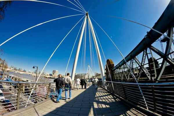 Ponte Hungerford de Londres — Fotografia de Stock