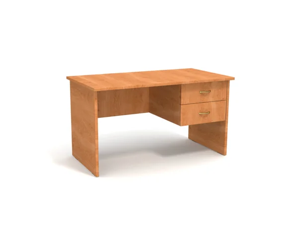 Bureau en bois 3D — Photo