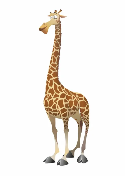 Vector Giraffe cartoon — Stock Vector
