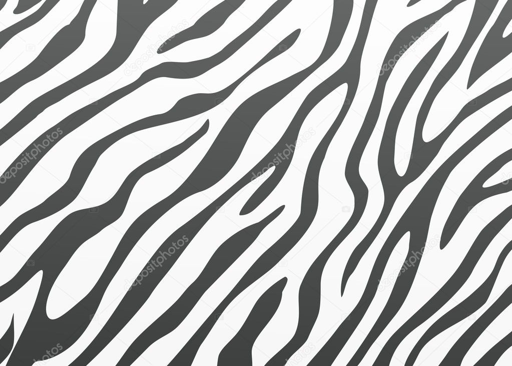 Vector zebra skin