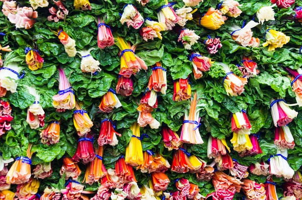 stock image Swiss Chard on display