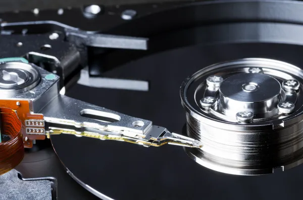 Platter and internals of hard disk — Stock Photo, Image