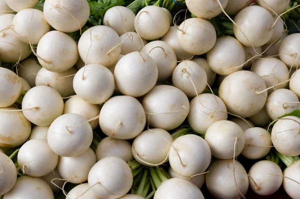 Turnips on display — Stock Photo, Image