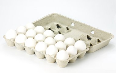 kutu beyaz yumurta