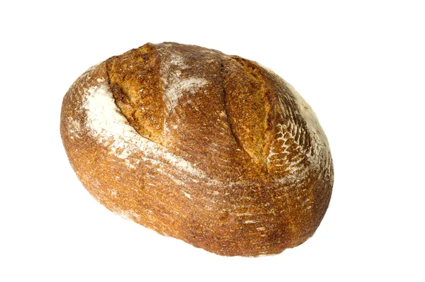 Fresh baked loaf of sourdough rye bread — Stock Photo, Image