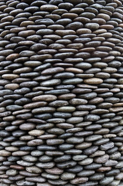Background of pebbles arranged in order — Stock Photo, Image