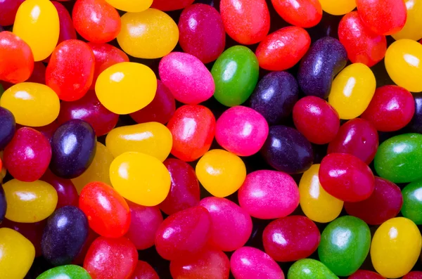 Jelly bean background closeup — Stock Photo, Image