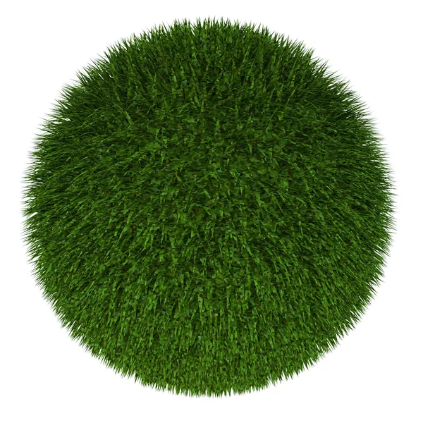 Nature ball in fur grass style — Zdjęcie stockowe