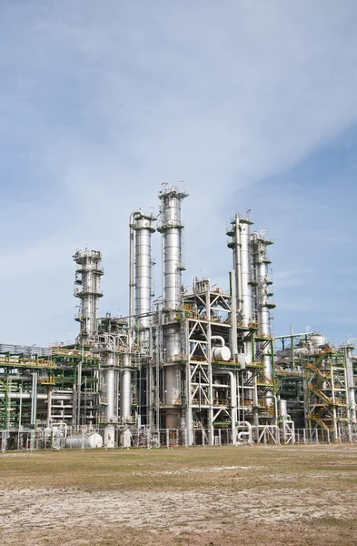 stock image Chemical plant in summer day