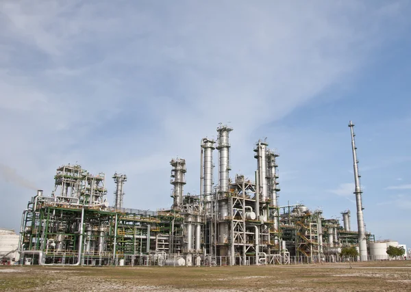 Stock image Chemical plant in summer day