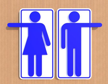 Restroom Sign clipart