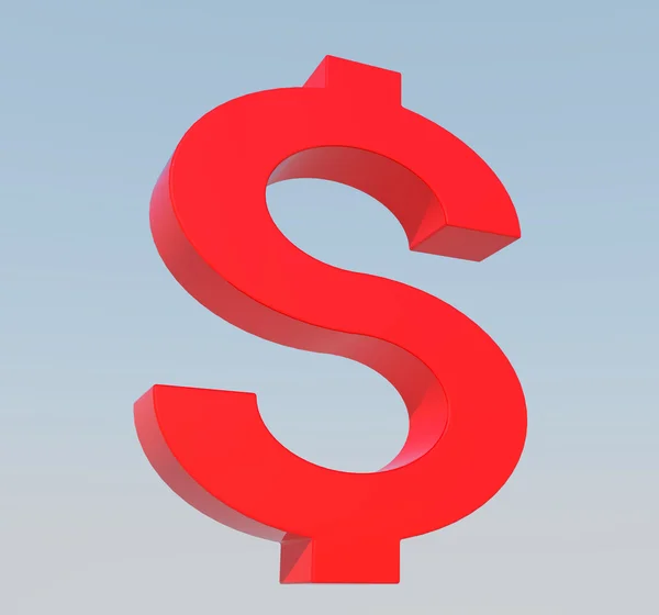 Символ доллара — стоковое фото