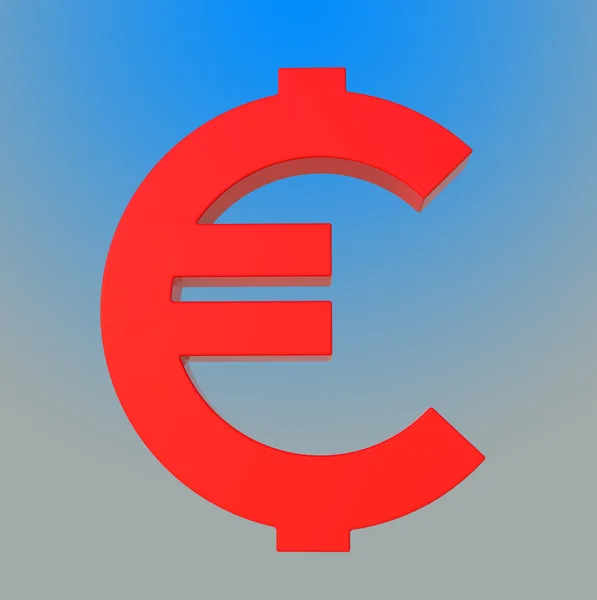 欧元的象征 — 图库照片