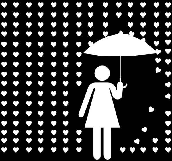 Älska regn — Stockfoto