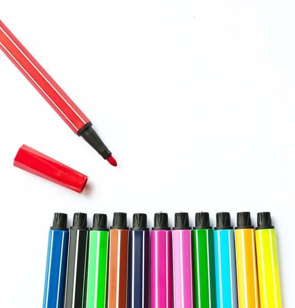 Набір ручок з фетру — стокове фото