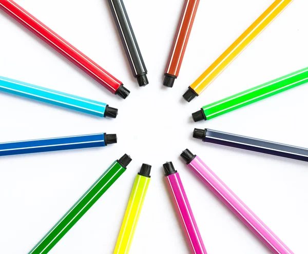 Set of felt-tip pens — Stock Photo, Image