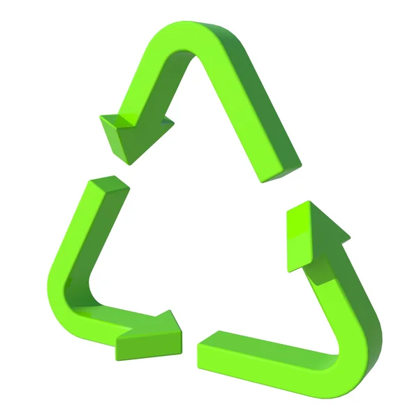 Ikona recyklingu — Zdjęcie stockowe