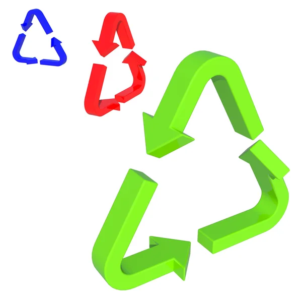 Icône de recyclage — Photo